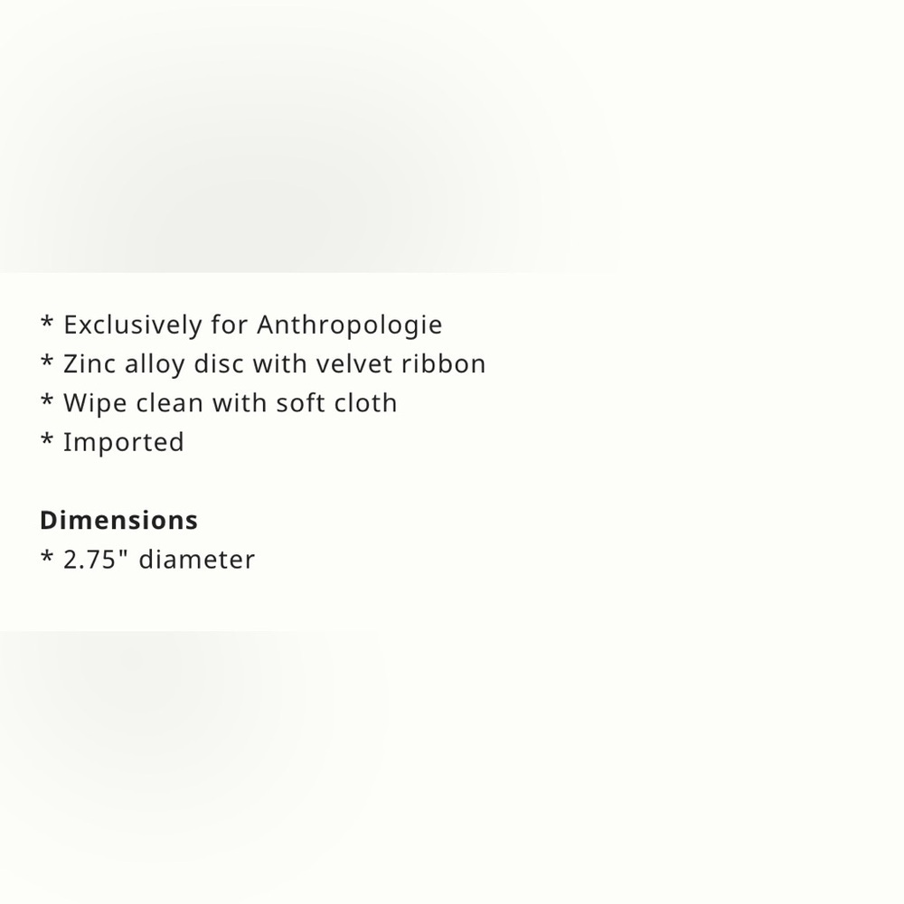 Anthropologie Lou Benesch Zodiac Ornament Gold Plated "Sagittarius" NWT - Picture 2 of 4